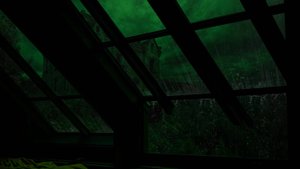 Таинственный Ливень 🌧️Ночной Дождь в Окне