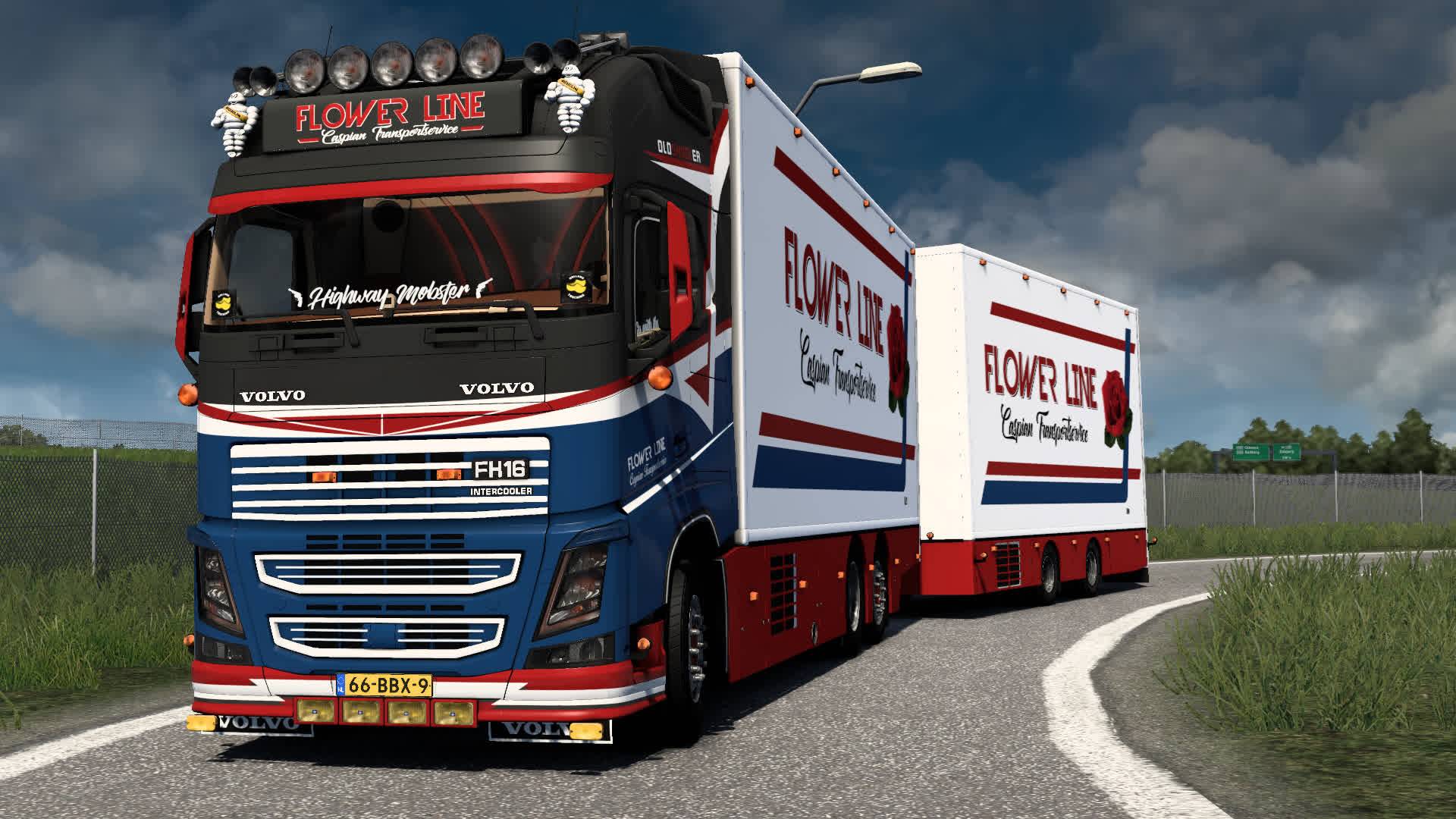 406 / ETS2 1.55 / Volvo FH16 Flowerline