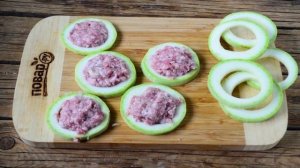 Кабачки в кляре с фаршем по-домашнему