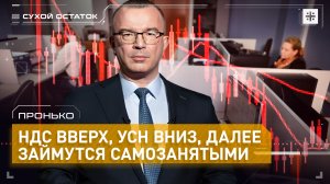 Пронько: НДС вверх, УСН вниз, далее займутся самозанятыми