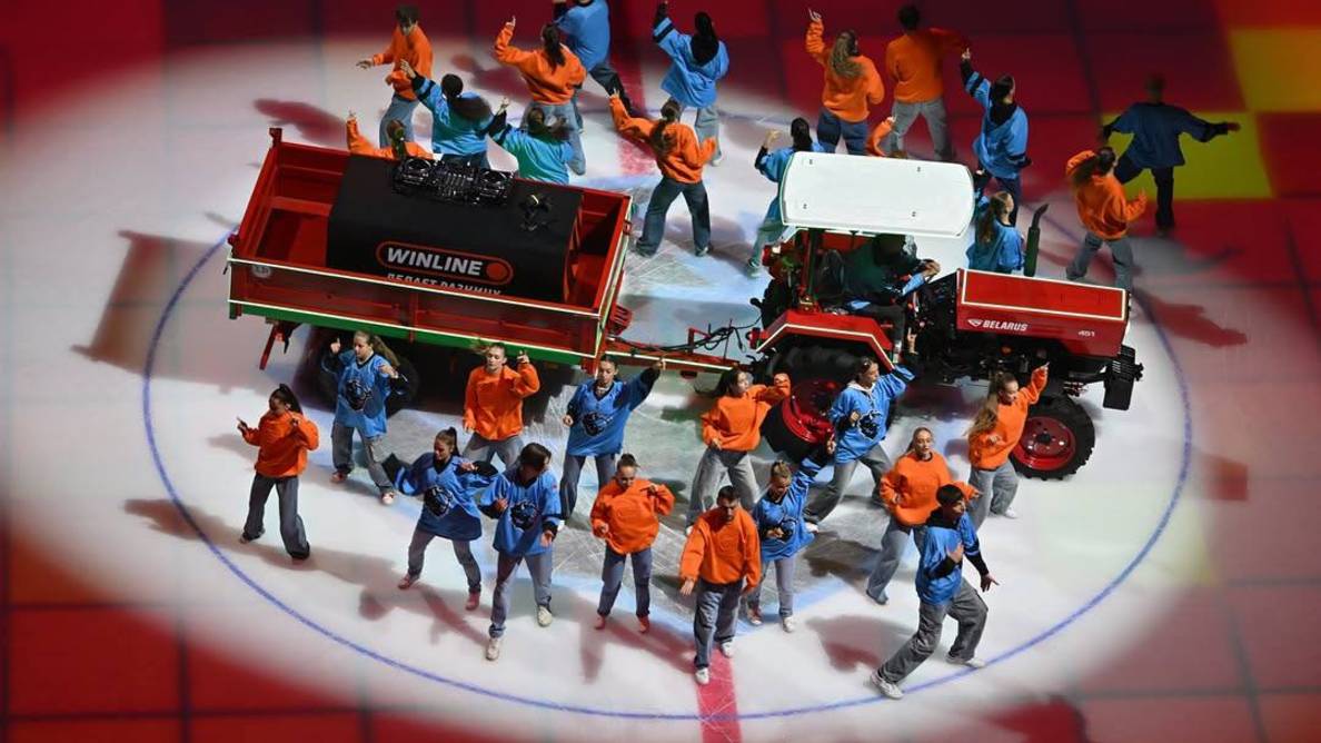 ☄️☄️ Могучий #BELARUS — не только на полях, но и на льду! ❄️❄️
