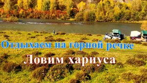 Отдыхаем на горной речке, ловим хариуса