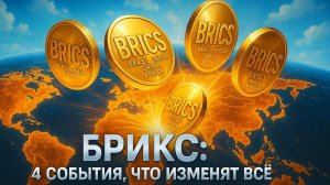🌍 4 новости БРИКС, которые потрясут мир на этой неделе.