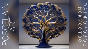 Фарфоровый лес 🌳 Деревья из будущего, созданные ИИ