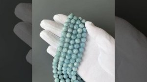 "Аквамарин" голубой берилл яркий 8 мм