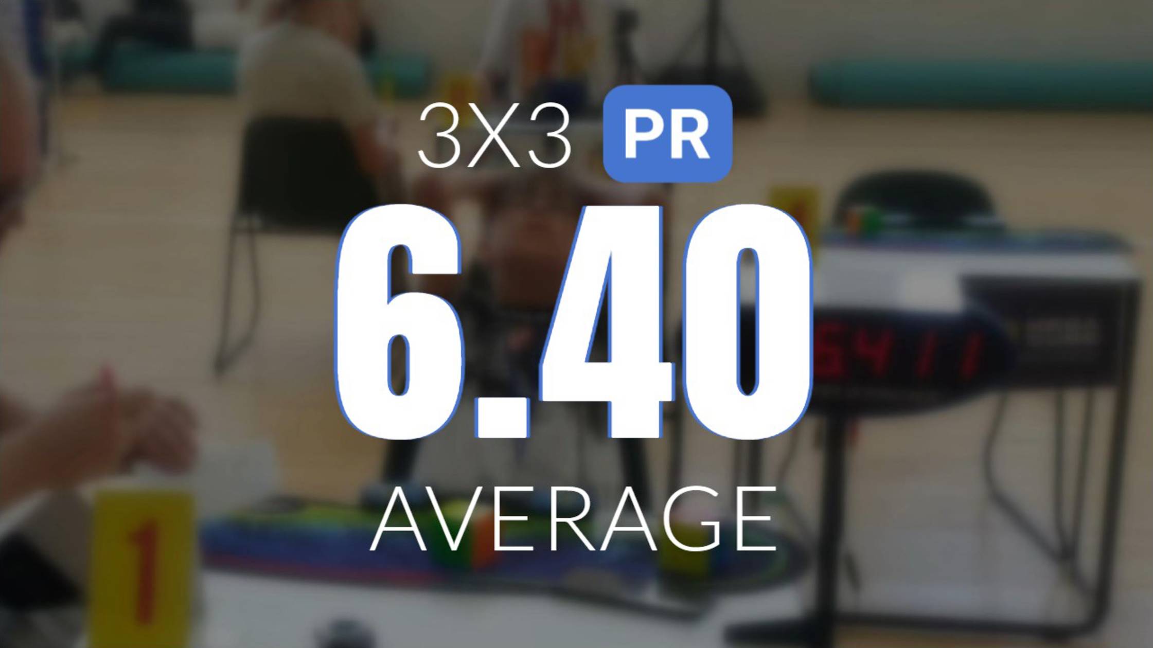PR [6.40] 3x3 Average |NR2| // KSF Open 2023