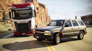 Реалистичные автокатастрофы на шоссе - BeamNG.Drive