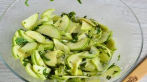 Кабачки с петрушкой и чесноком на зиму