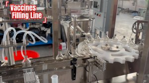 Линия по производству стерильных инфузионных флаконов для вакцин, их розлива и укупорки