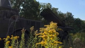 Расчеты РСЗО «Ураган» уничтожили опорный пункт ВСУ на красноармейском направлении