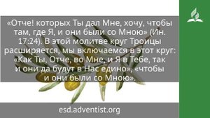 27 сентября 2025. «Да будут все едино». Под сенью благодати | Адвентисты