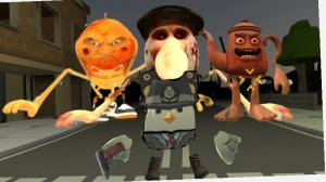 за мной охотяца страшные Брейнроты  пожиратели угар и безумие