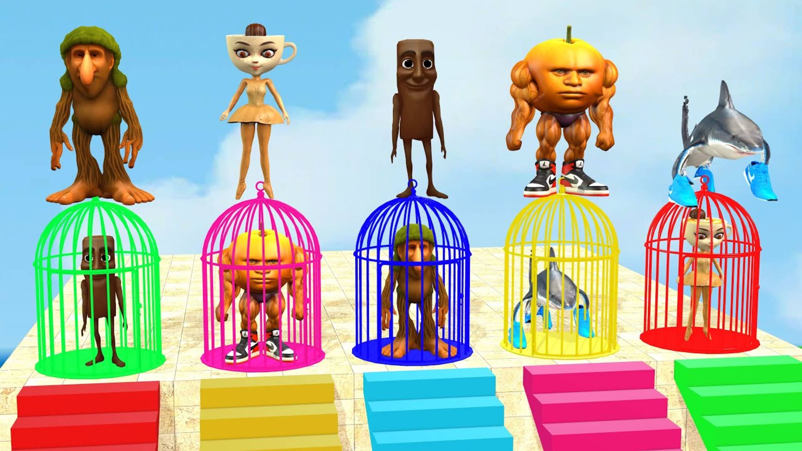 Брейнрот проходит испытания | Итальянские  мемы - в опастности| Мультики про Балерина Капучно смотреть онлайн