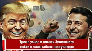 Трамп узнал о планах Зеленского пойти в масштабное наступление