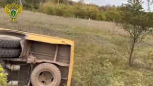 Школьный автобус опрокинулся в Башкирии, пострадал ученик