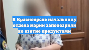 В Красноярске начальницу отдела мэрии заподозрили во взятке продуктами