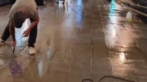 Роторная мойка гранитной брусчатки CleanProff | Москва