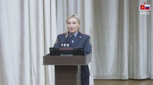 В КРСУ стартовал цикл встреч первокурсников с представителями МВД Кыргызской Республики