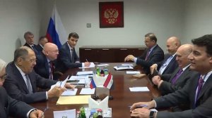 С.Лавров и Ф.Хусейн, Нью-Йорк, 25 сентября 2025 года