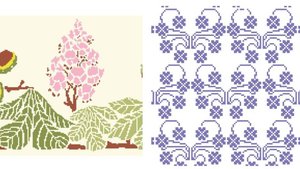 СТАРИННЫЕ СХЕМЫ. Art Nouveau. Рукоделие, вышивка, вязание. Подборка №163.