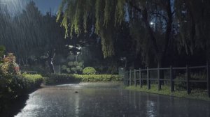 🌧️Прощайте, бессонные ночи. Проливной дождь ASMR · Помощь при бессоннице · Избавление от бессонницы