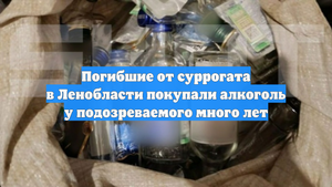 Погибшие от суррогата в Ленобласти покупали алкоголь у подозреваемого много лет
