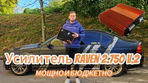Усилитель Raven 2.750 v.2 от DL AUDIO. Двухканальный усилитель.