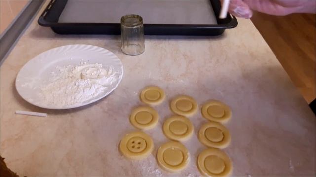 Песочное печенье на желтках Рецепт печенья Печенье ПУГОВИЦЫ и Печенье ПЁСИКИ