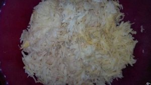 Картофельная запеканка с рыбным фаршем в духовке