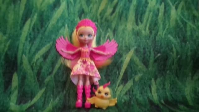 Обзор на Куклу Энчантималс Фалон Феникс и её зверюшку Феникса