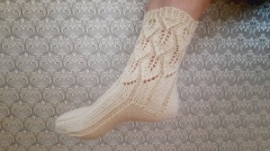 Носки ажурные.