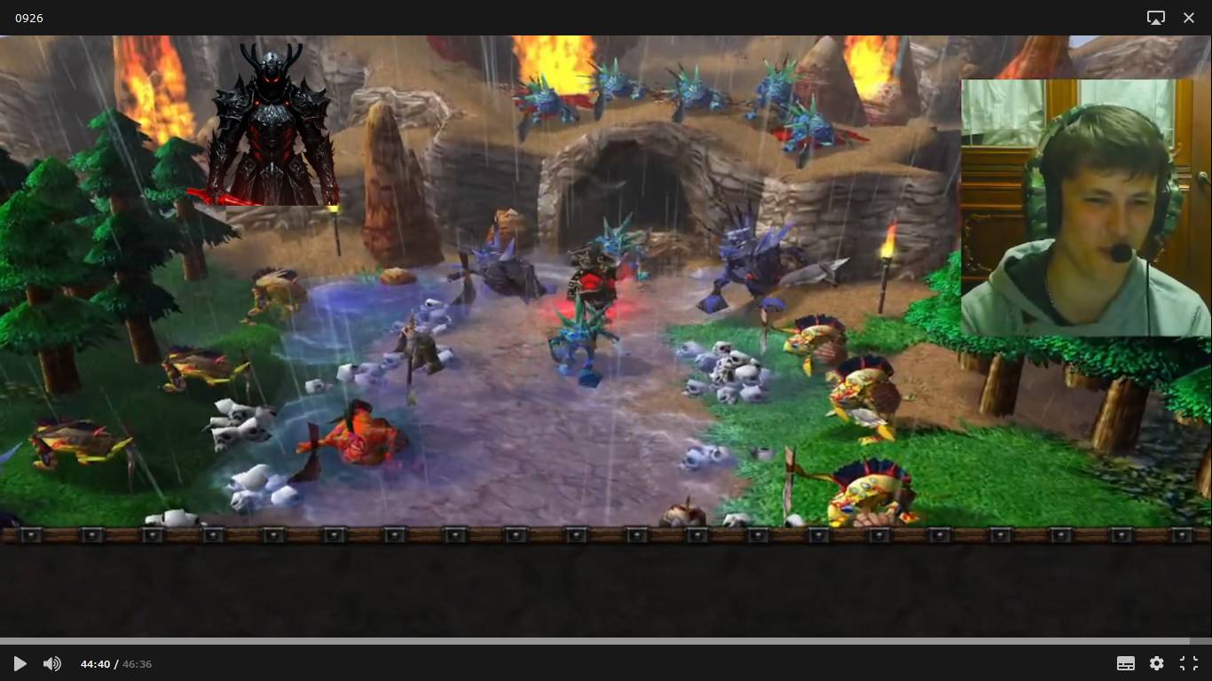 тёмный рыцарь. исход орды:3 голова на крыльях бури в варкрафт 3. 3 серия.