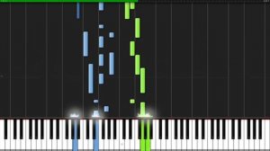 A Whole New World - Aladdin Piano Tutorial Synthesia