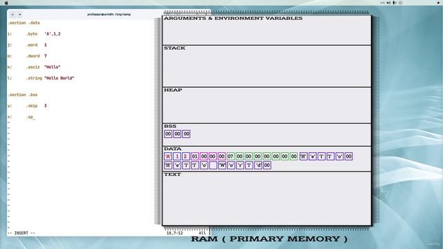 5.1 -How to define data in ARM assembly programming