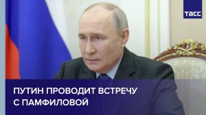 Путин проводит встречу с Памфиловой
