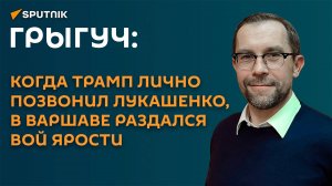 Грыгуч: в Варшаве раздался вой, когда Трамп лично позвонил Лукашенко