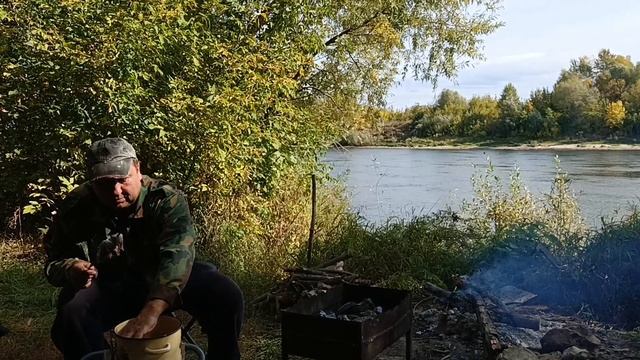 Воскресный шашлык из баранины/Наршараб/Ока осенью