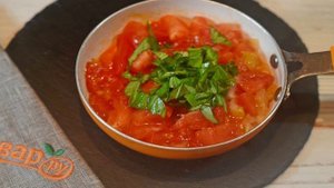 Кабачки с моцареллой и соусом Маринара