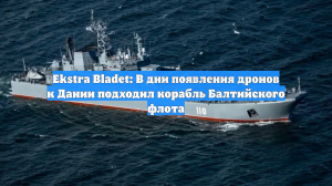 Ekstra Bladet: В дни появления дронов к Дании подходил корабль Балтийского флота