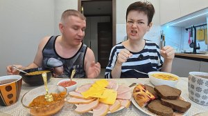 Мукбанг я в БЕШЕНСТВЕ! РУГАЮСЬ! Никто работать НЕ ХОЧЕТ! Решаем свои ПРОБЛЕМЫ! Семейный обед Россия