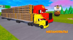 Трехместный бортовой прицеп McQueen