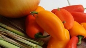 Мраморная говядина с овощами