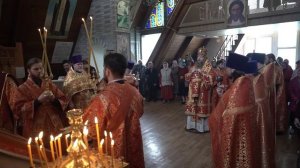 Литургия архиерейским чином в храме святых Константина и Елены (2024 г.)