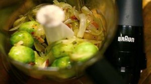 Курица, фаршированная брюссельской капустой