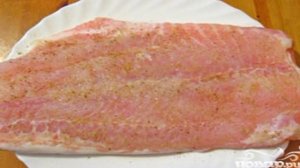 Морской окунь в фольге