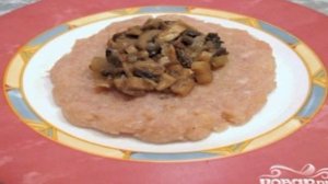Котлеты из индейки с грибами