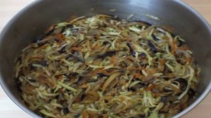 Кабачки с баклажанами на зиму