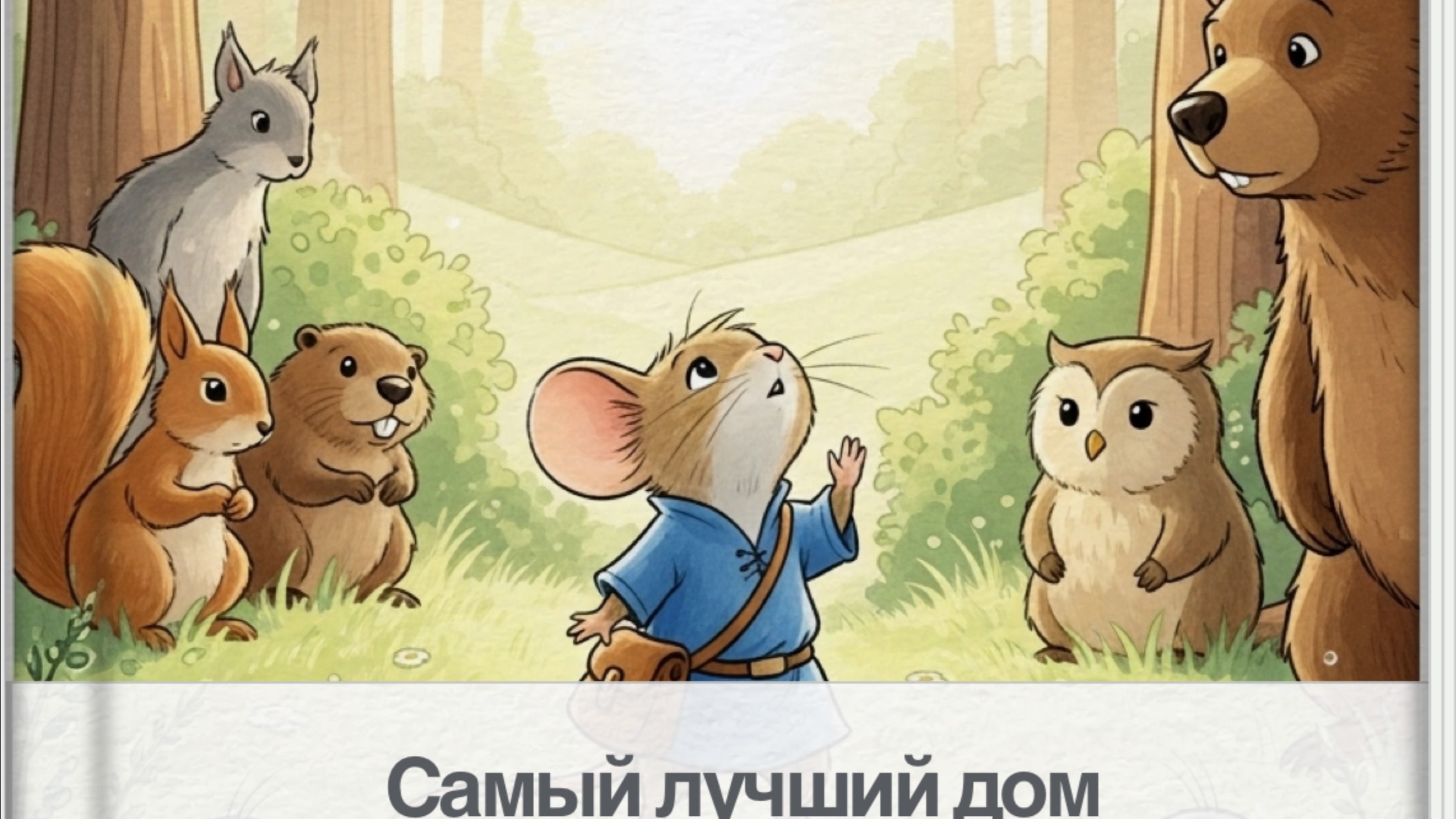 Самый лучший дом. Сказка. Автор: Е.Клюева