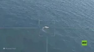 الدفاع الروسية تنشر لقطات لتدمير قوارب مسيرة أوكرانية في البحر الأسود