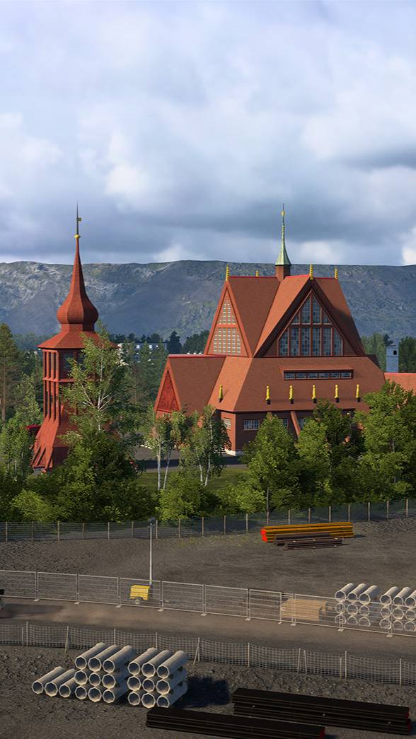 Северные горизонты: 113-летняя церковь в Кируне #shorts